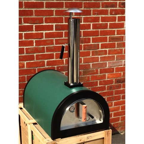 Green Machine (No stand)  Outdoor Stone Base Pizza Oven, Garden Oven, Smoker, BBQ -
